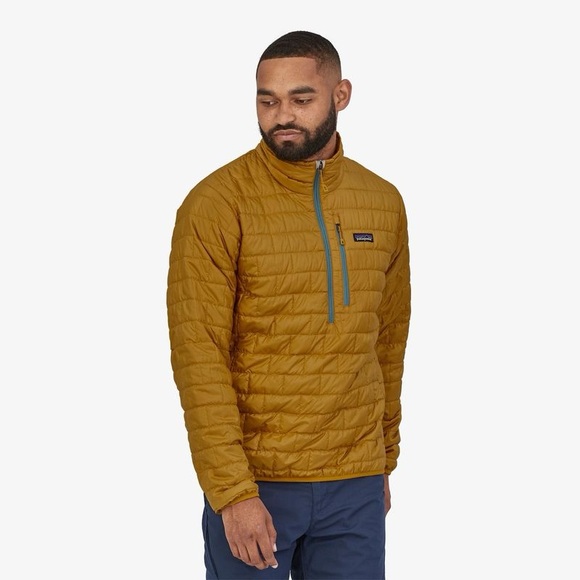 Patagonia Men's Mustard Puffer Jacket - Picture 2 of 6